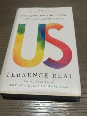 Terrence Real "US" Hardcover Book - White with Multicolor Lettering